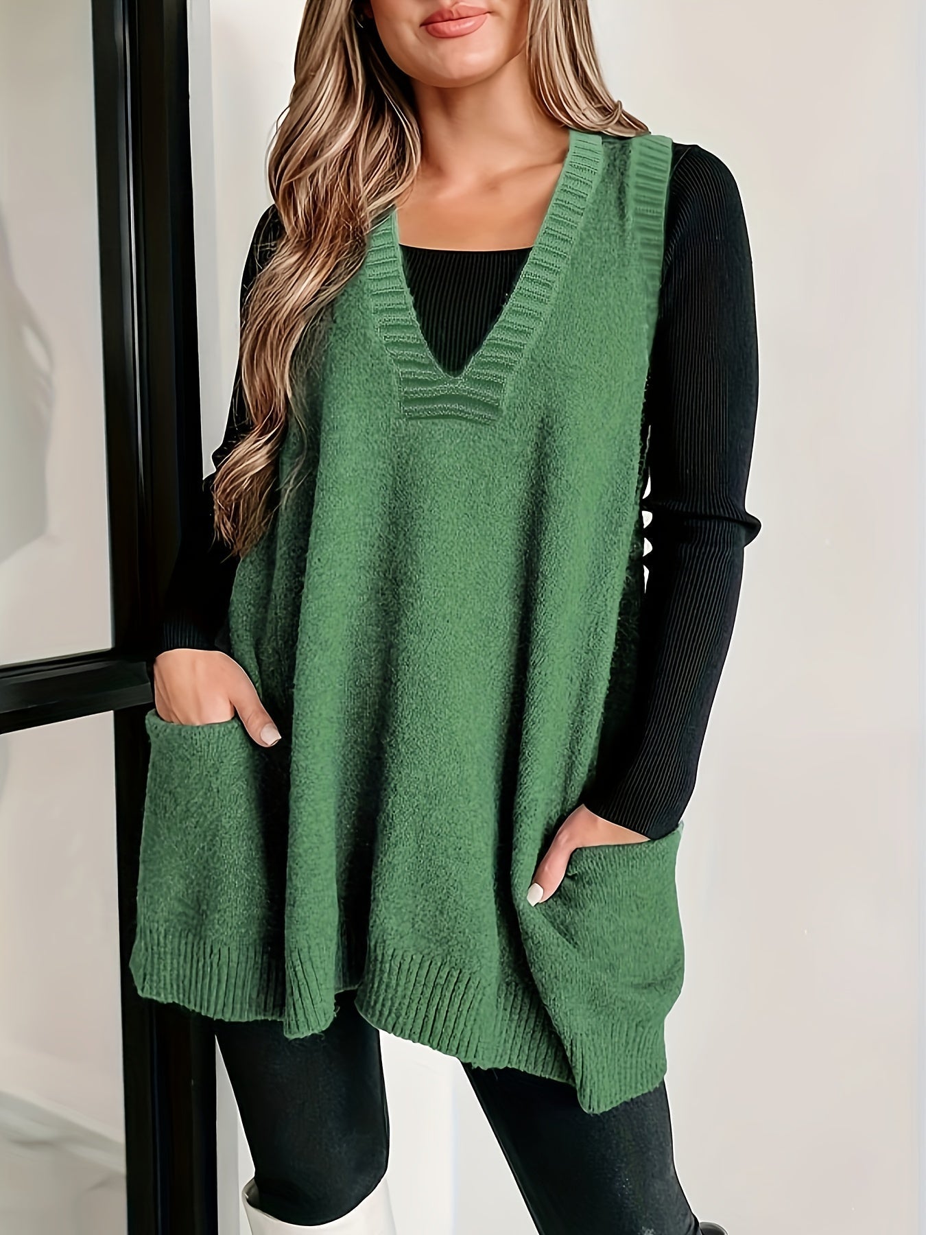 Women's Casual V-Neck Vest - Vonnera