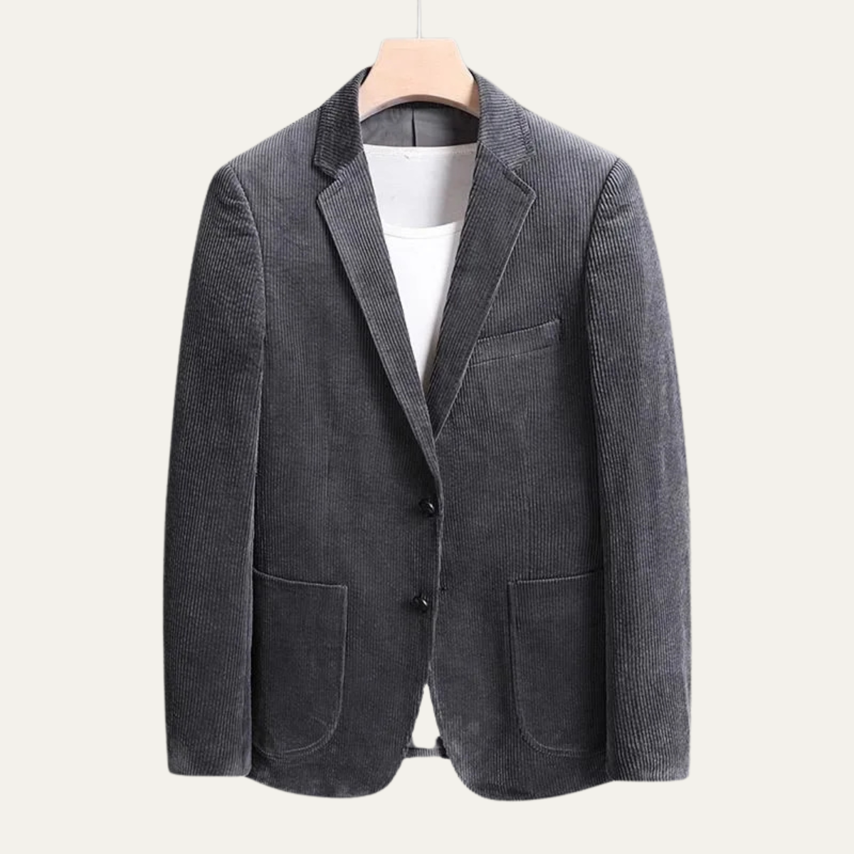 Men's Slim Fit Corduroy Blazer Jacket