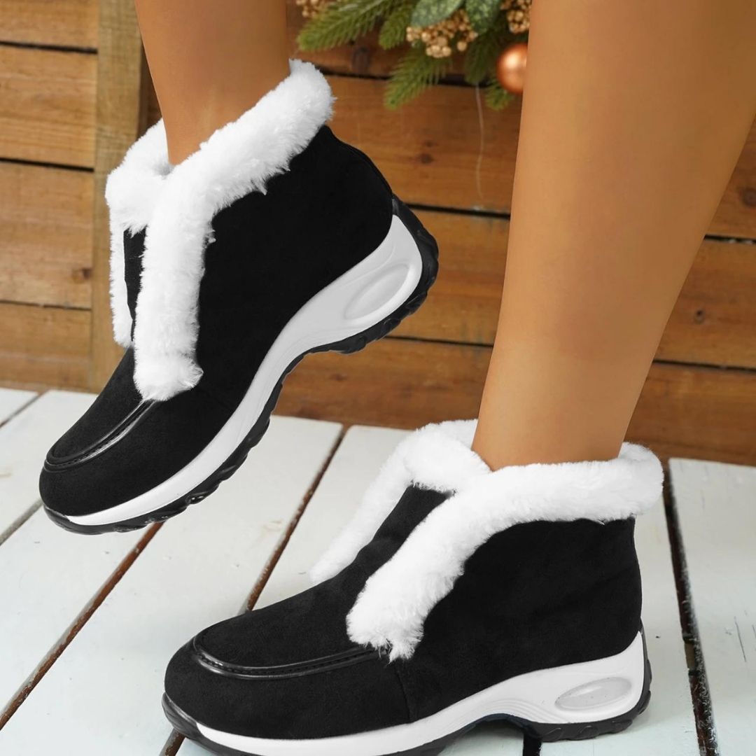 Women's Low Ankle Boots Slip On Platform