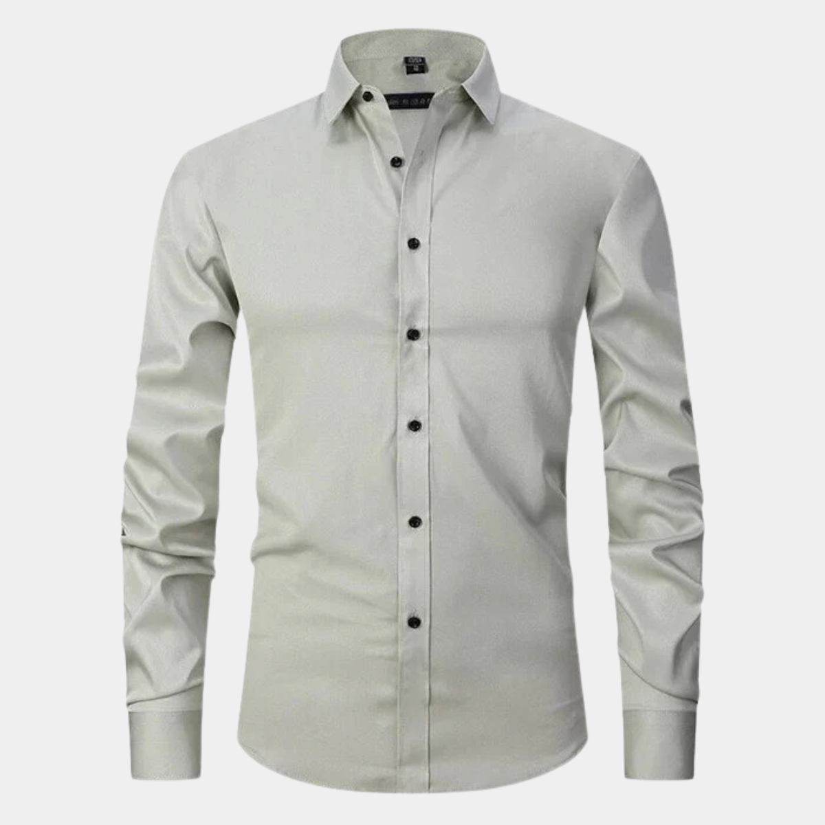 Men's Slim Fit Stretch Dress Shirt Long Sleeve