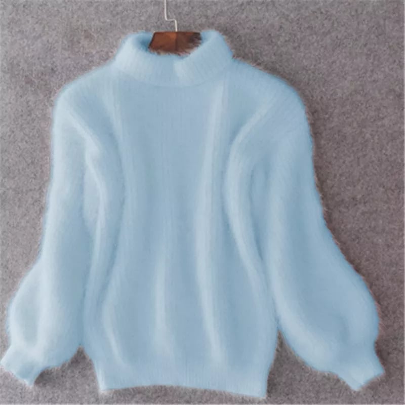 Women's Mohair Turtleneck Sweater - Vonnera