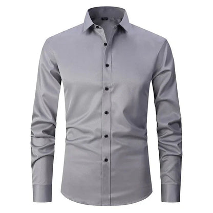 Men's Button Shirt Cotton Wrinkle Resistant
