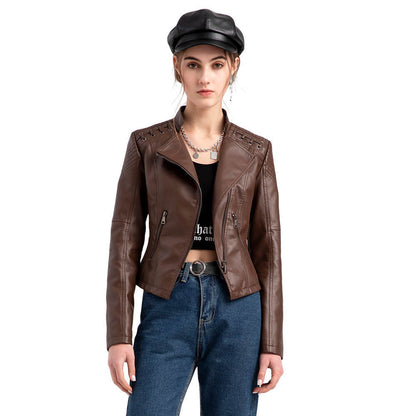 Lambskin Leather Jacket - Vonnera