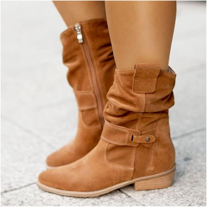 Women's Knee-High Boots Strap Accent