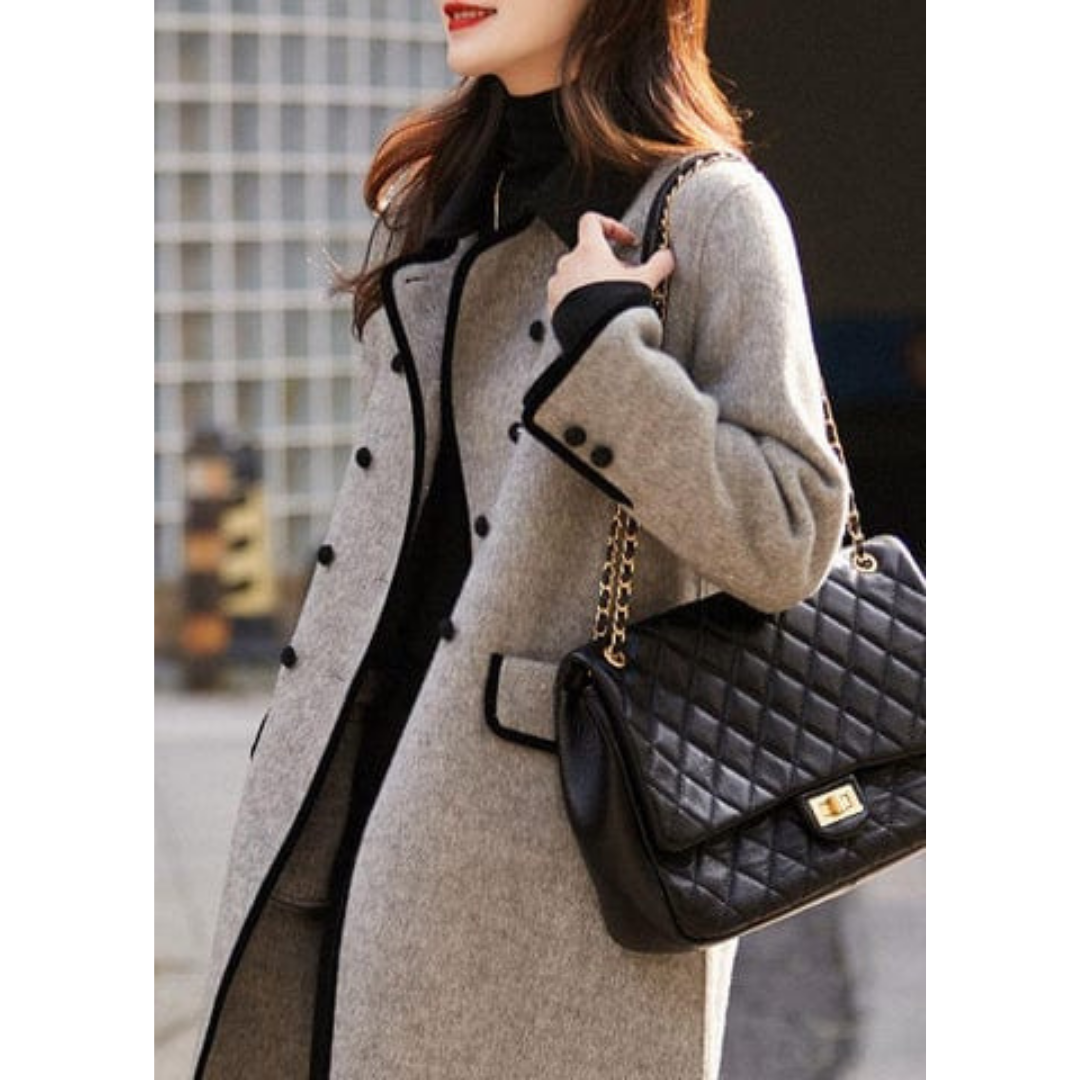 Women's Long Winter Trench Coat
