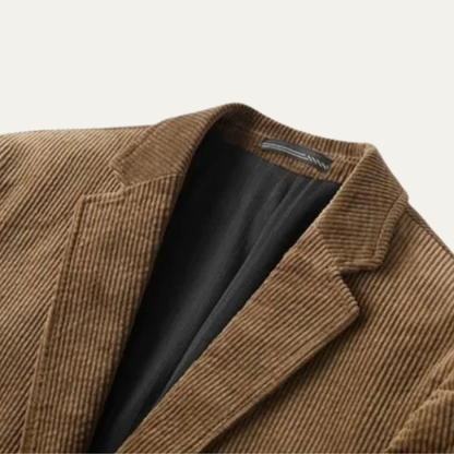 Men's Slim Fit Corduroy Blazer Jacket