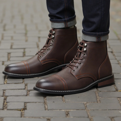 Porto Cervo Men's Leather Ankle Boots