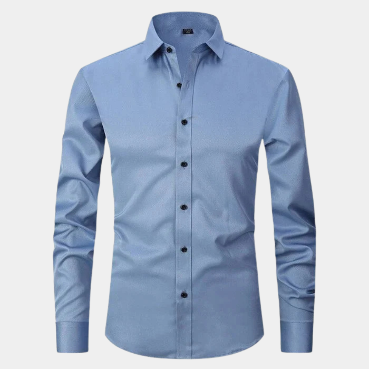 Men's Slim Fit Stretch Dress Shirt Long Sleeve