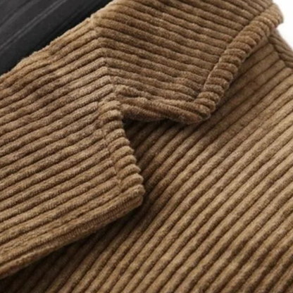 Men's Slim Fit Corduroy Blazer Jacket