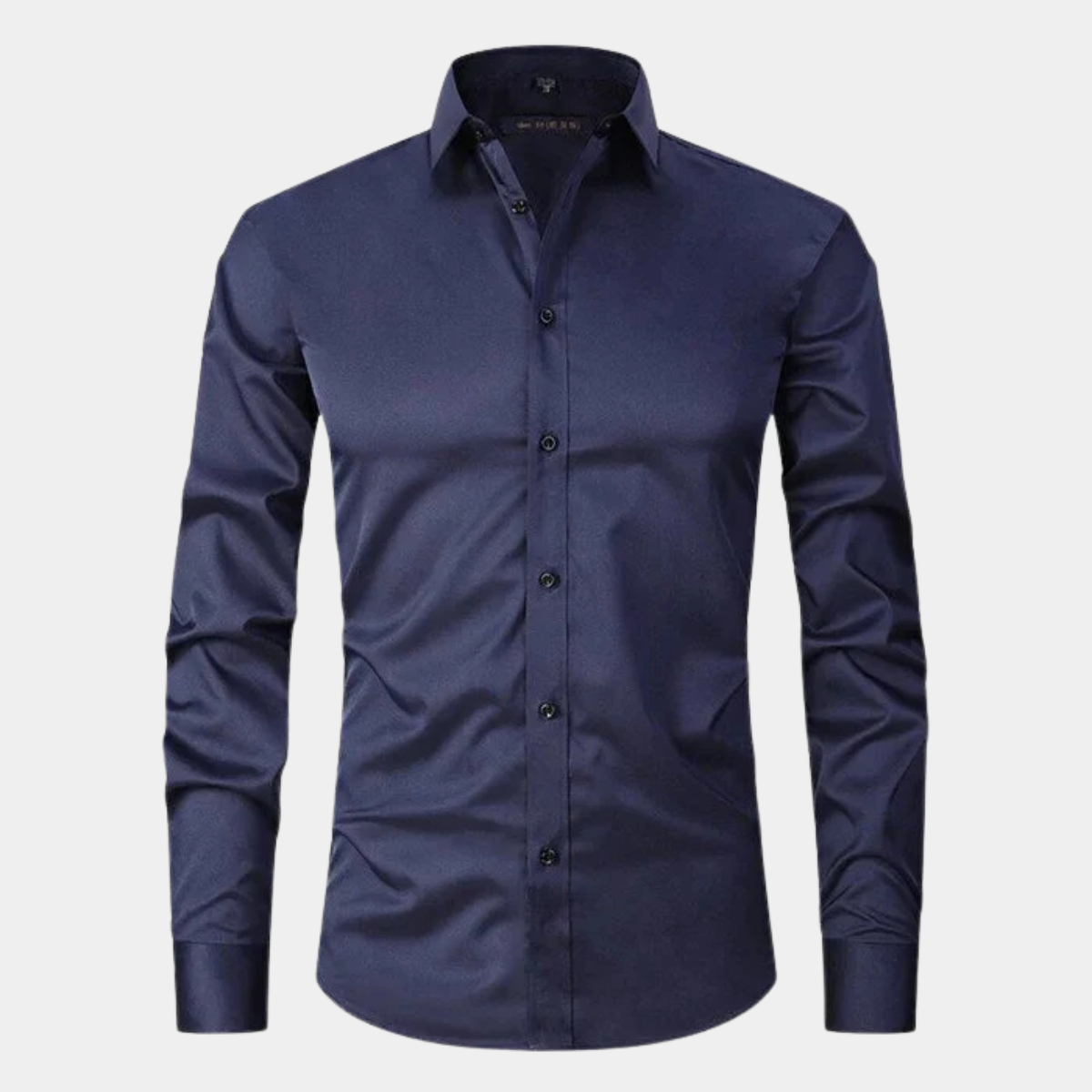 Men's Slim Fit Stretch Dress Shirt Long Sleeve