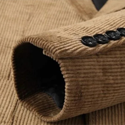 Men's Slim Fit Corduroy Blazer Jacket