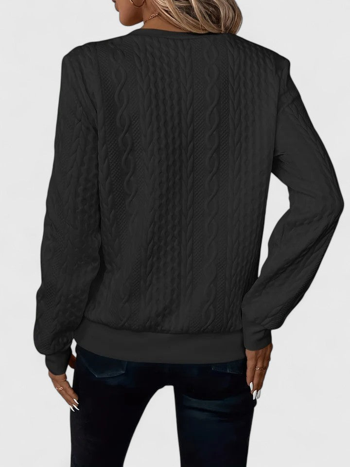 Women's Zip Neck Sweater
