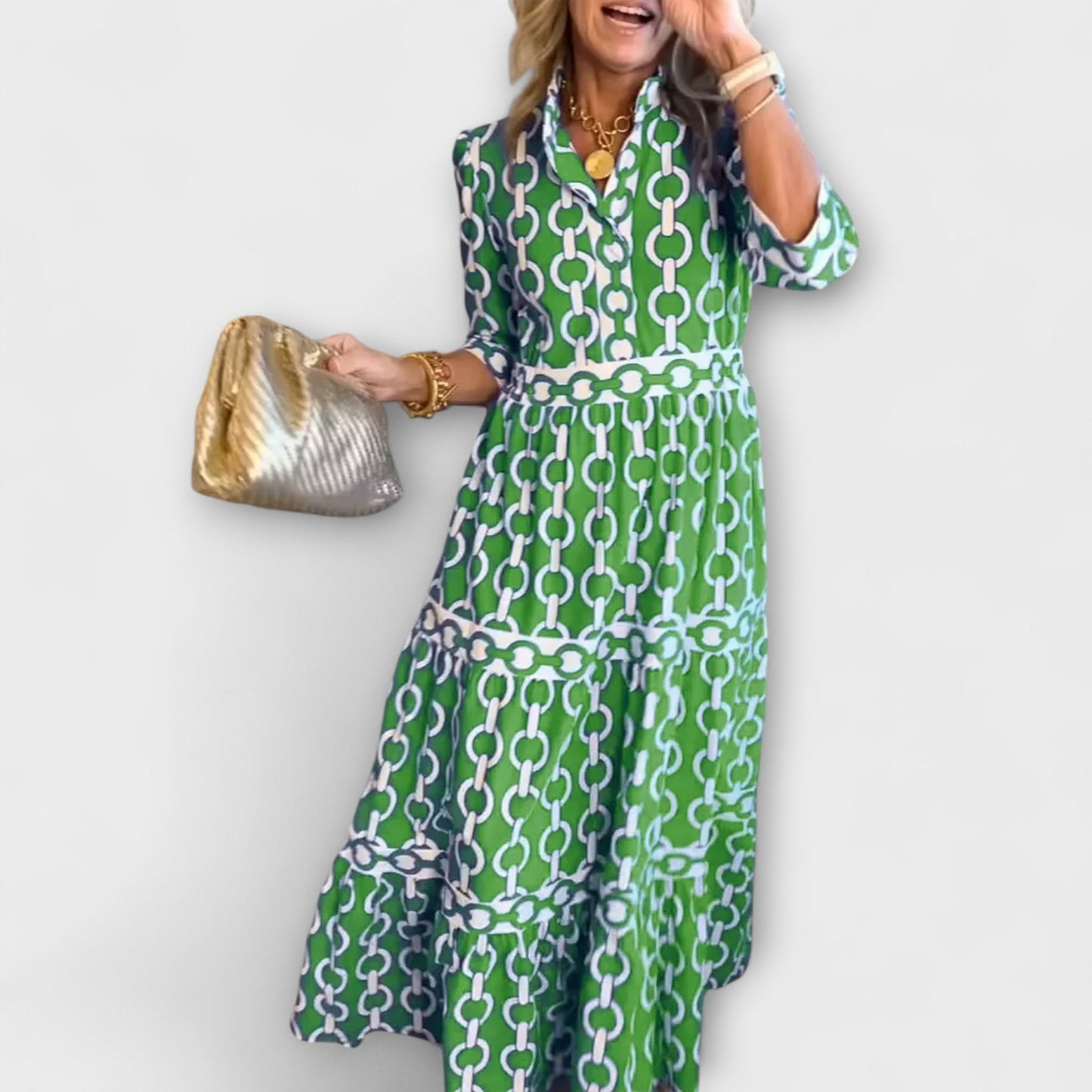 Women's Casual Tiered Skirt Dress