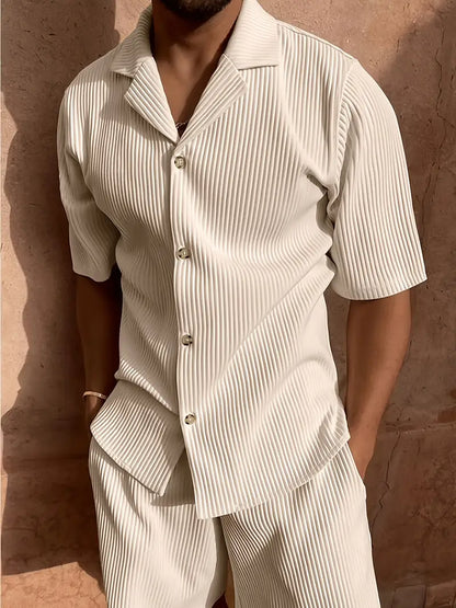 Linen Summer Set Casual Beige