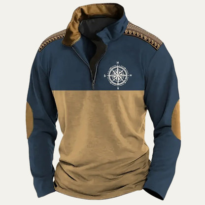 Men's Tactical Sweater Lightweight Half Zip