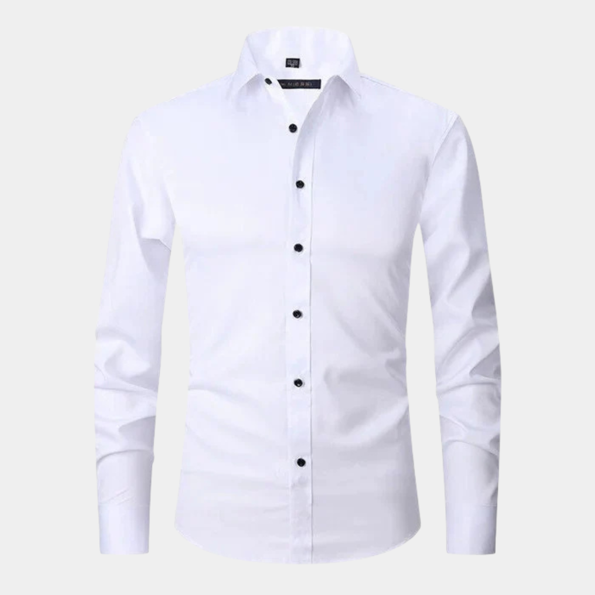 Men's Slim Fit Stretch Dress Shirt Long Sleeve