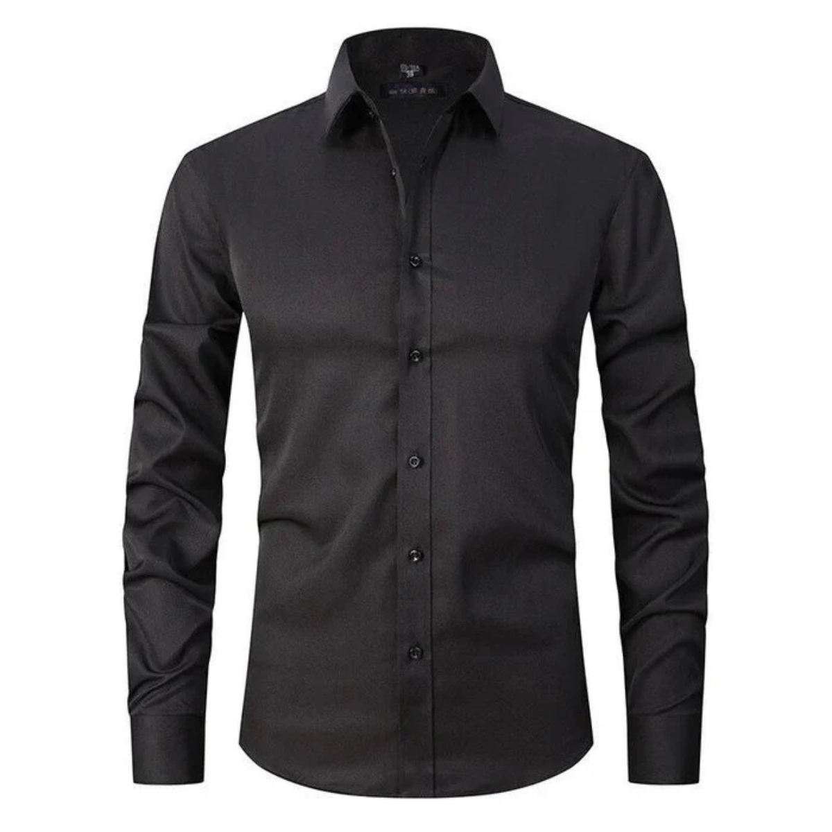 Men's Slim Fit Stretch Dress Shirt Long Sleeve - Vonnera