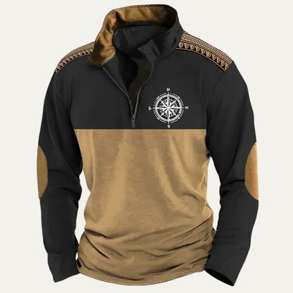 Men's Tactical Sweater Lightweight Half Zip
