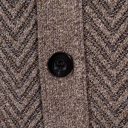 Men's Slim Fit V-Neck Knitted Sweater