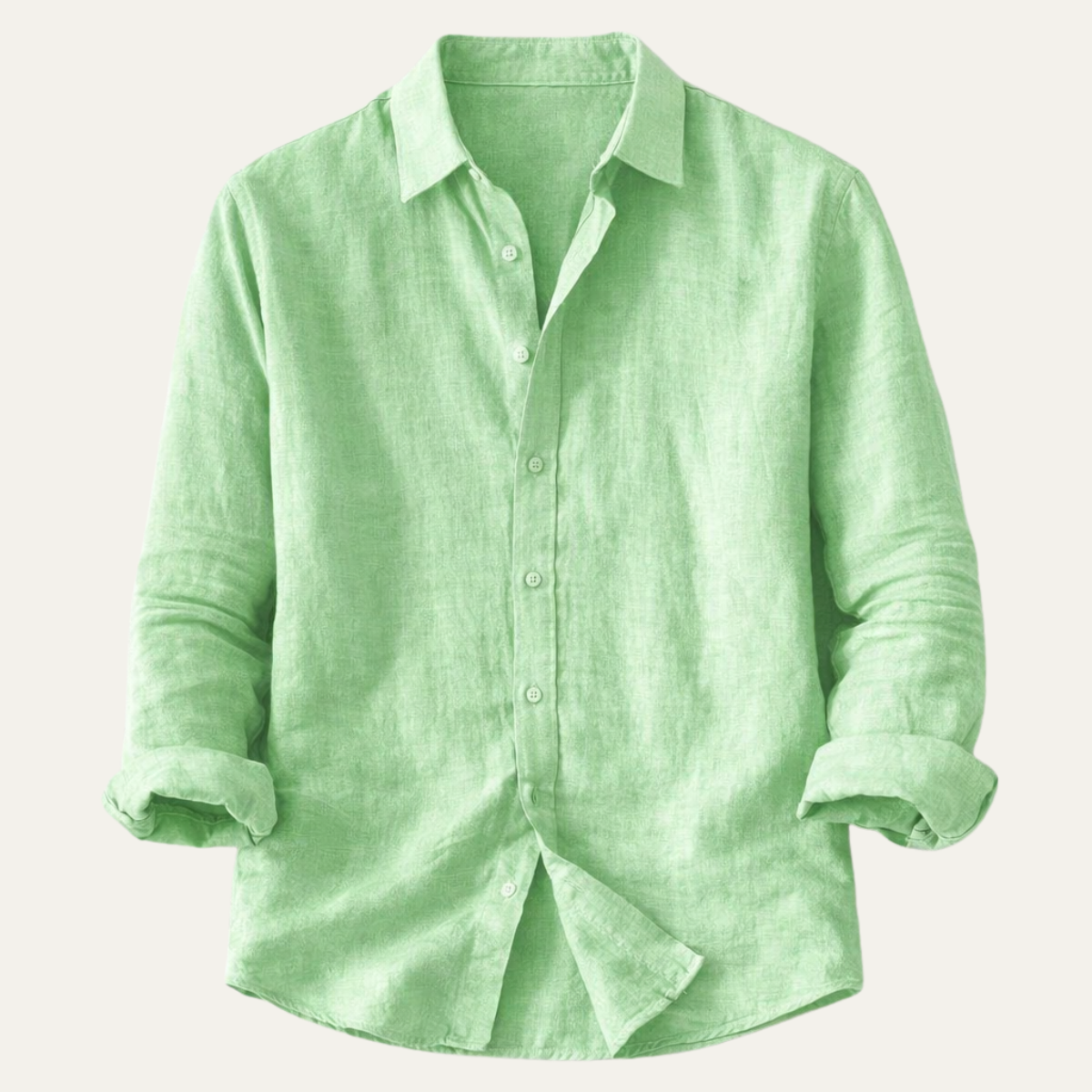 Men's Cotton Linen Shirt Lightweight - Vonnera