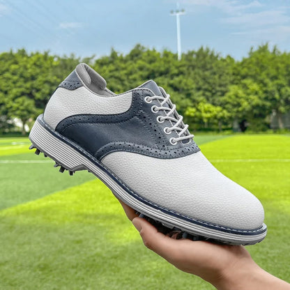 Classic Golf Brogues Leather Brown