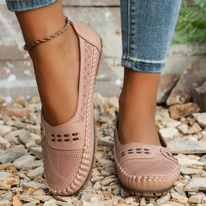 Women's Flat Loafers Slip-On Rounded Toe