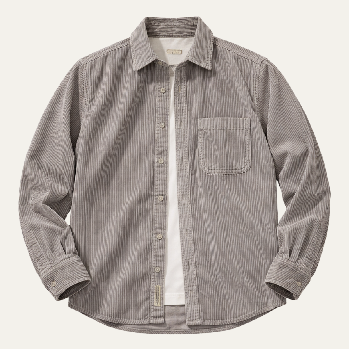 Vicenza Men's Corduroy Shirt Jacket Thick Retro - Vonnera
