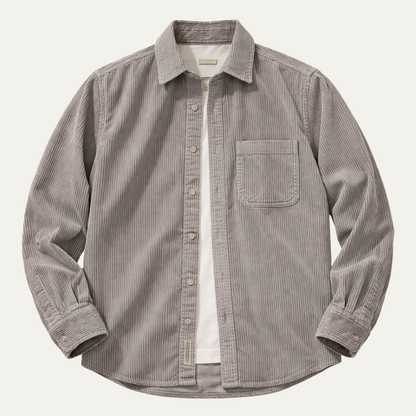 Vicenza Men's Corduroy Shirt Jacket Thick Retro - Vonnera