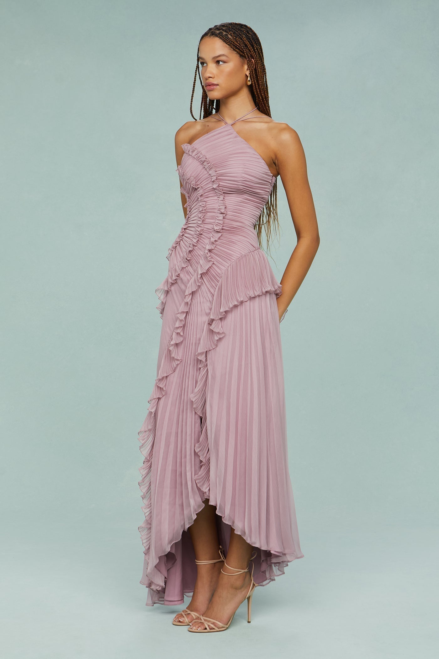 Women's Ruffle Trim Dress