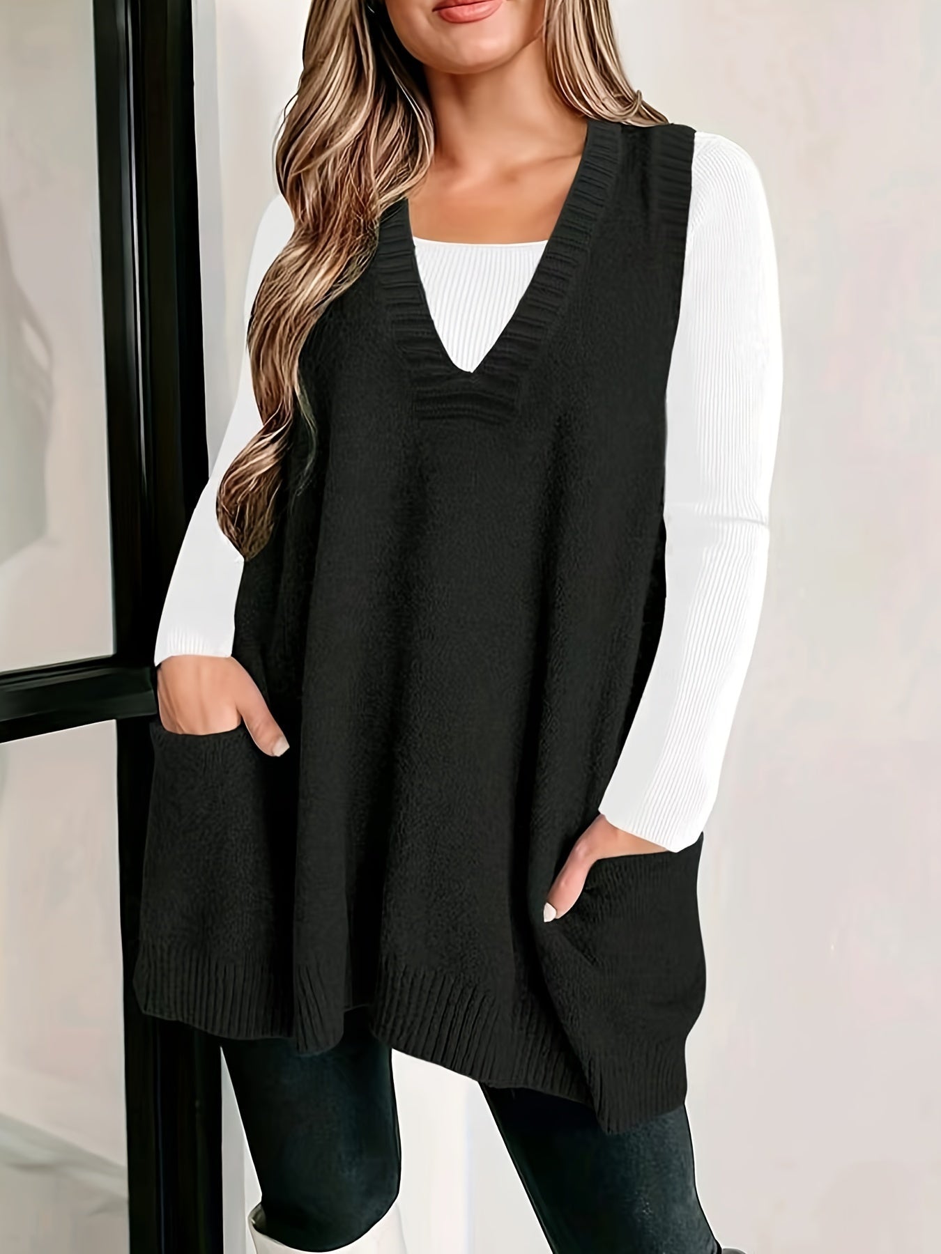 Women's Casual V-Neck Vest