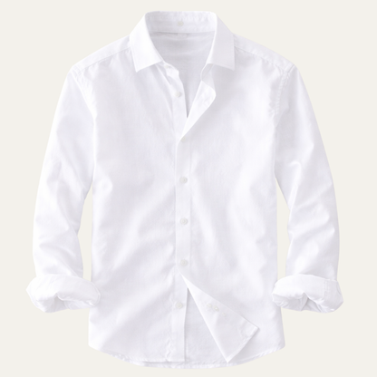Men's Linen Casual Button Up Shirt - Vonnera