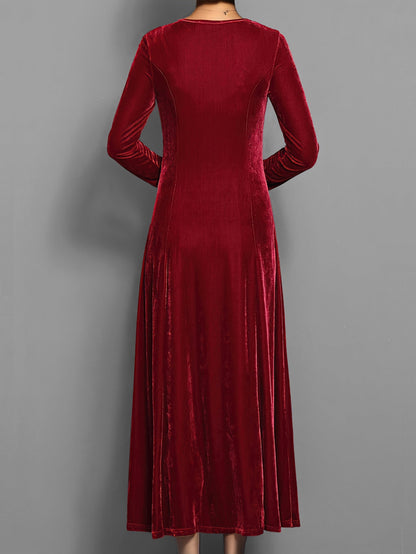 Women's Maxi Dress Long Sleeves