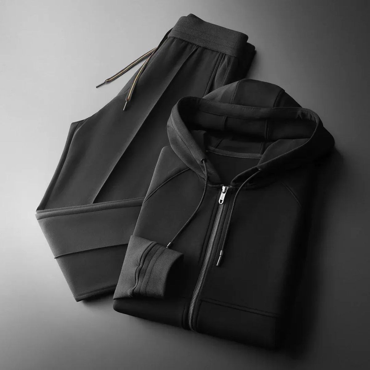 Men's Hoodie Joggers Set Loungewear Grey