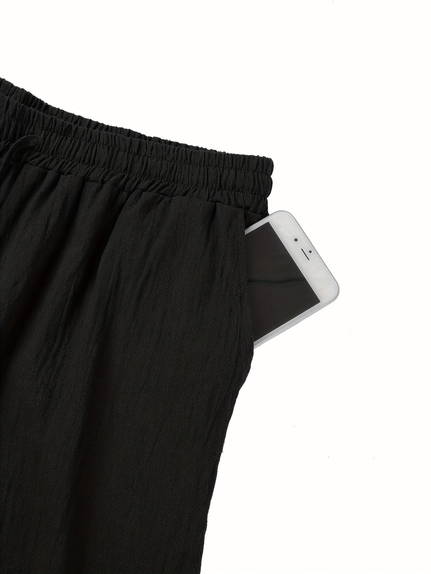 Men's Linen Trousers Breathable Beige