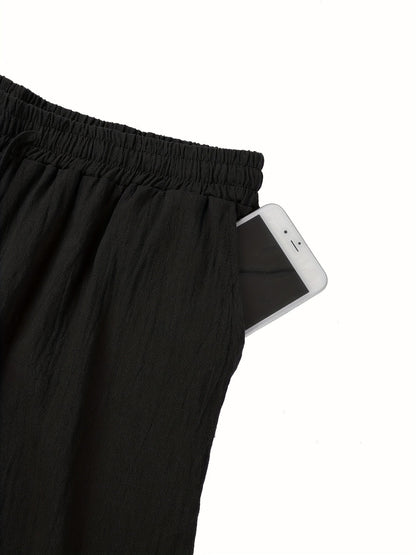 Men's Linen Trousers Breathable Beige