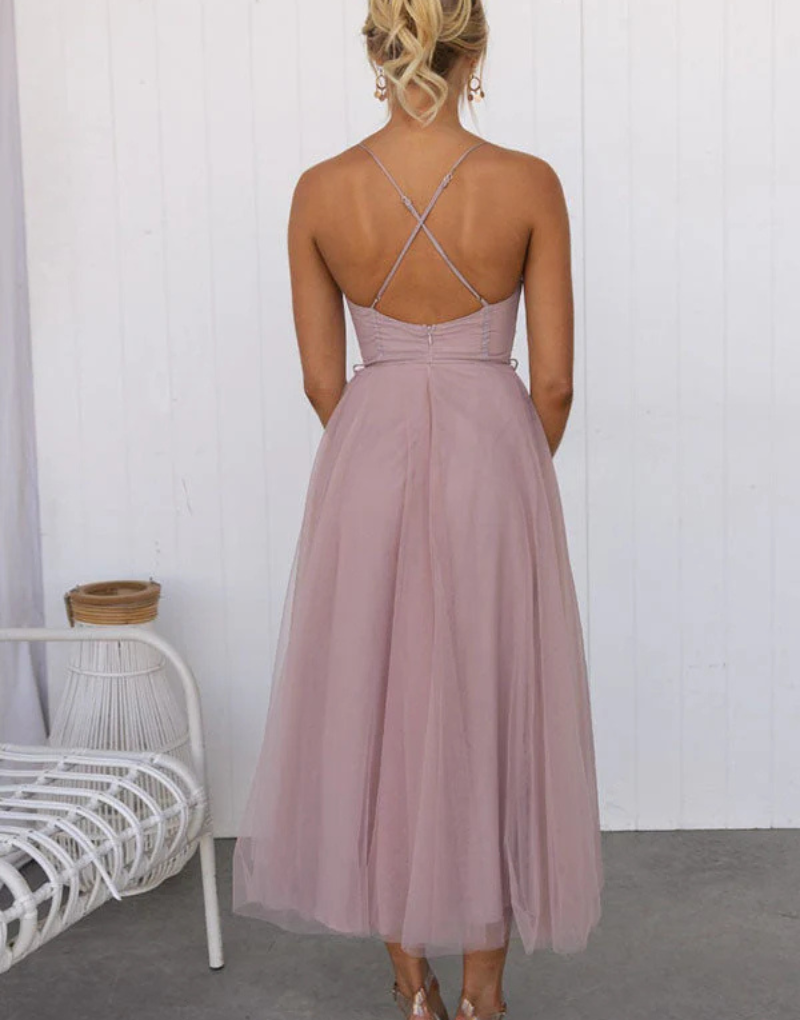 Women's Sleeveless V-Neck Maxi Dress Lightweight