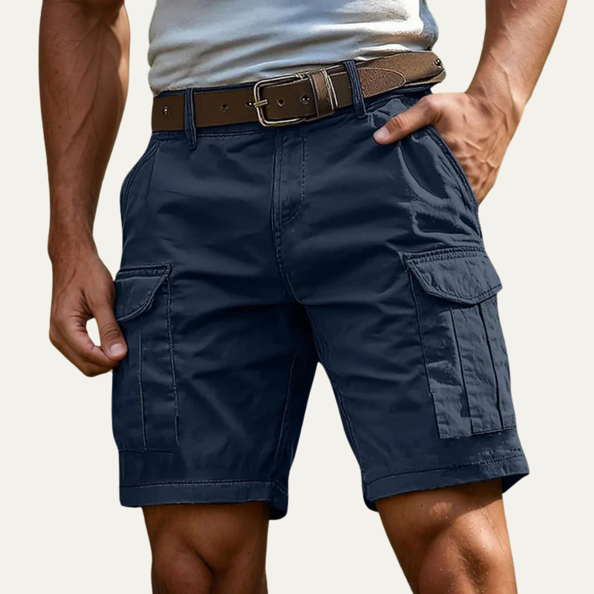 Men's Summer Utility Shorts With Pockets