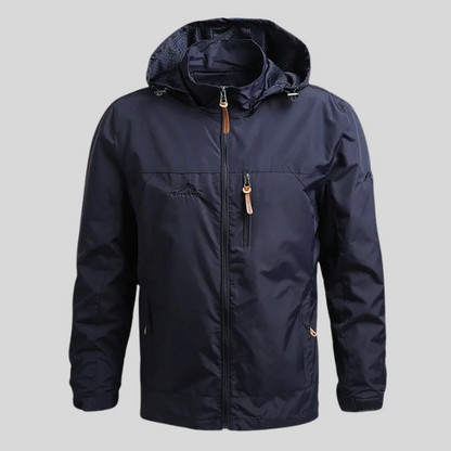 Water-Resistant Hooded Jacket