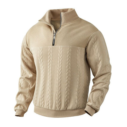 Brooks Jacquard Knit Sweater