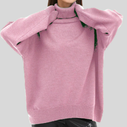 Women's Rollneck Sweater Cold-Weather