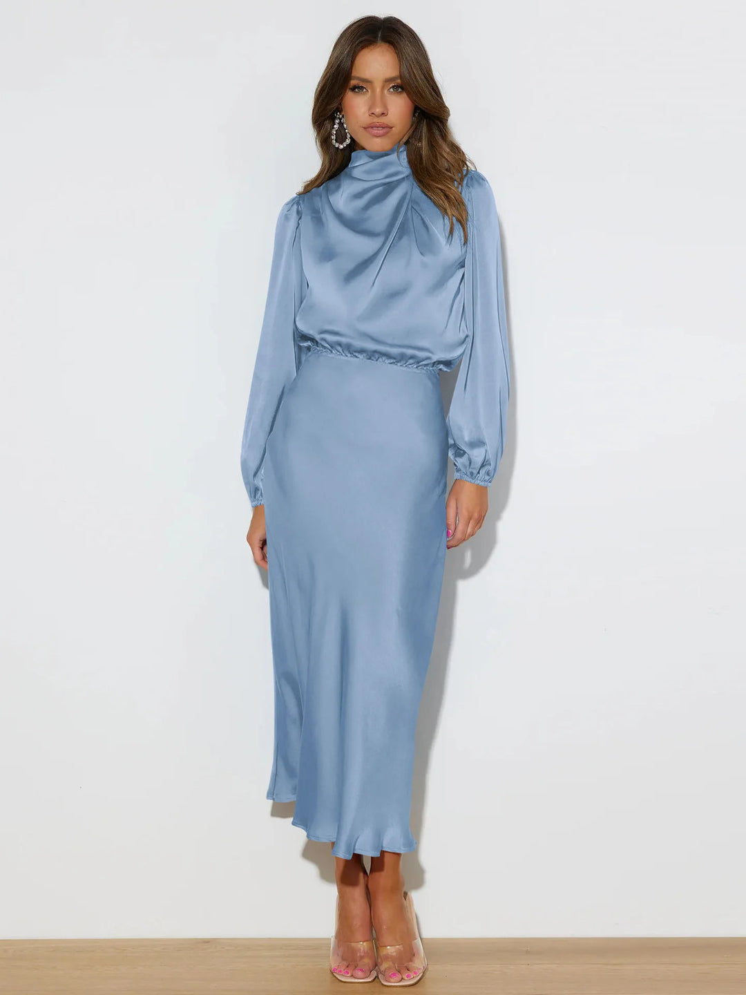 Women's Satin Evening Dress