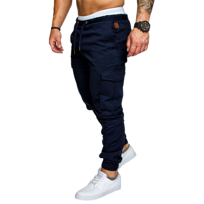 Men's Cargo Joggers Multi-Pocket Rugged Pants