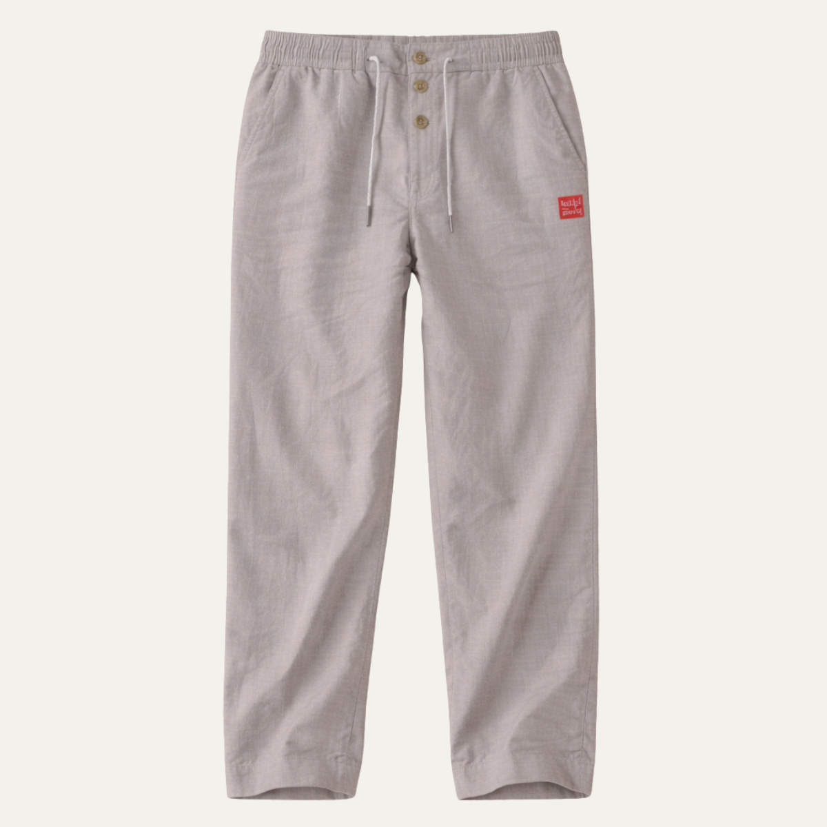 Men's Cotton Linen Straight Leg Pants Lightweight - Vonnera