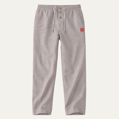 Men's Cotton Linen Straight Leg Pants Lightweight - Vonnera
