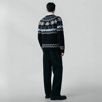 Men's Round Neck Knit Christmas Sweater