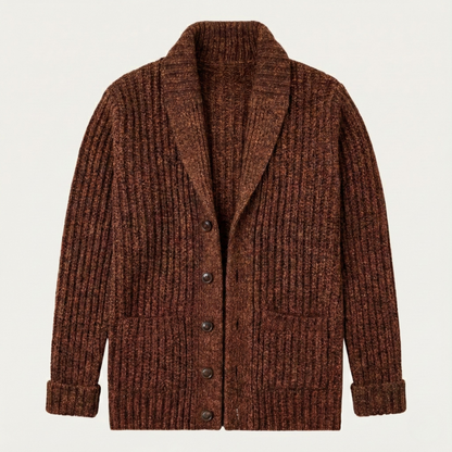 Montpellier Men's Knit Cardigan Shawl Collar Thick