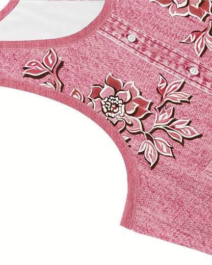 Women's Printed Dress Decorative Pattern