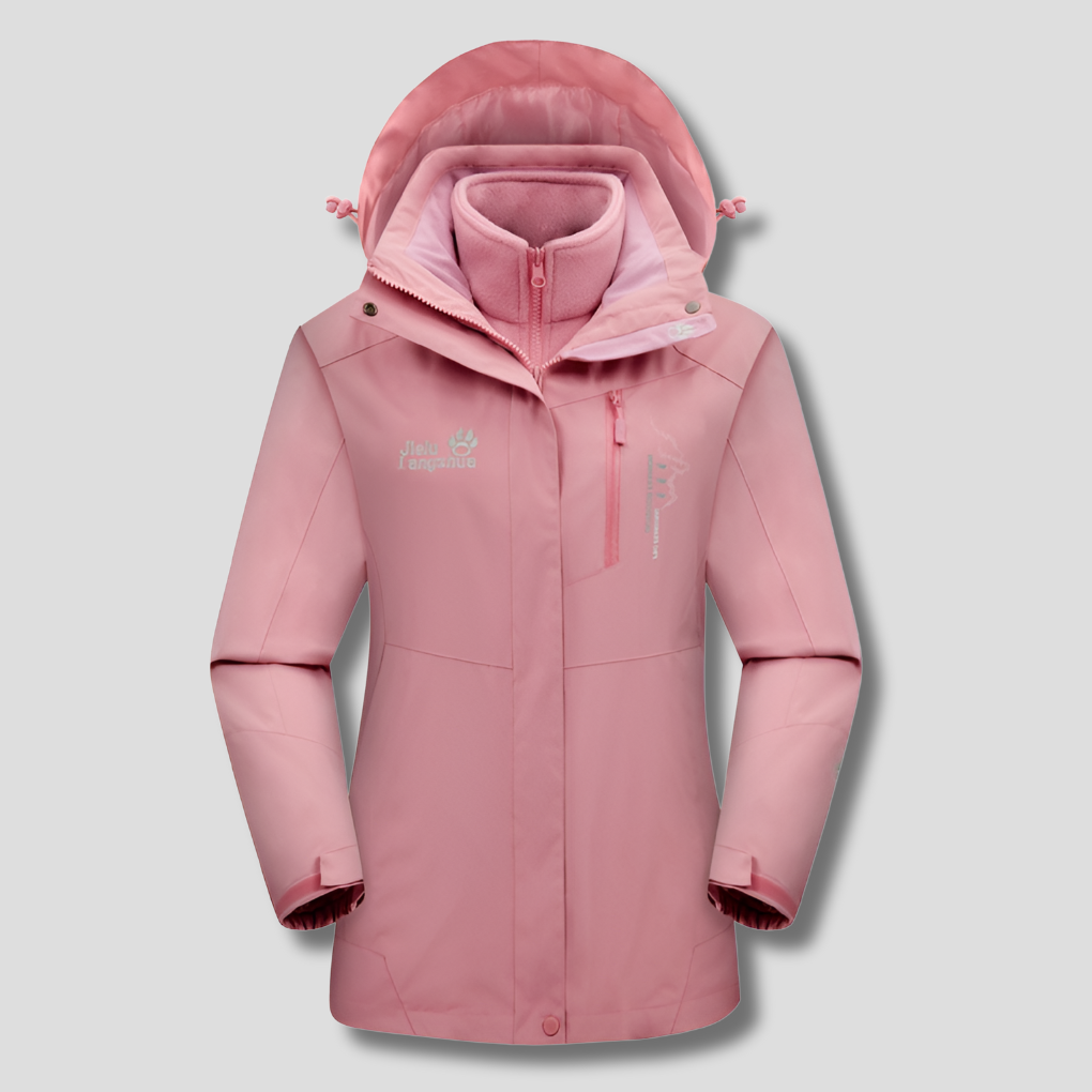 3-In-1 Waterproof Ski Jacket Winter Insulated