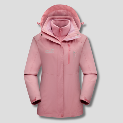 3-In-1 Waterproof Ski Jacket Winter Insulated