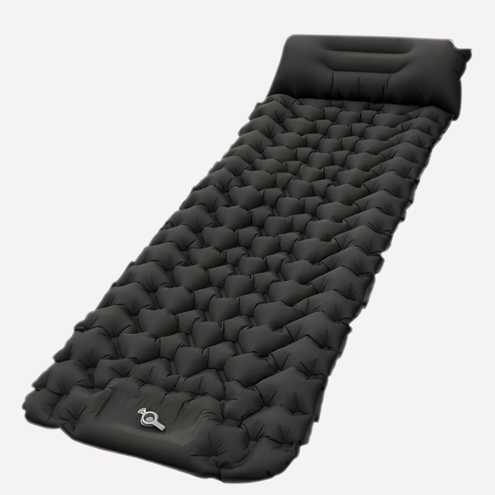 Inflatable Camping Air Mattress with Pump and Pillow